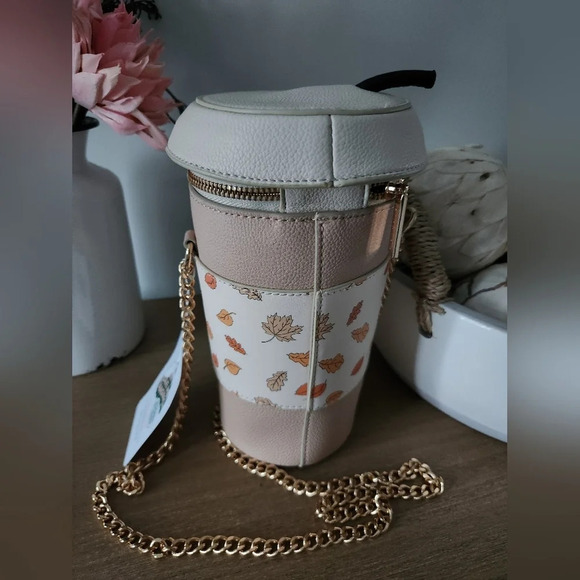 SkinnyDip Pumpkin Spice Latte Crossbody Purse - Picture 5 of 8